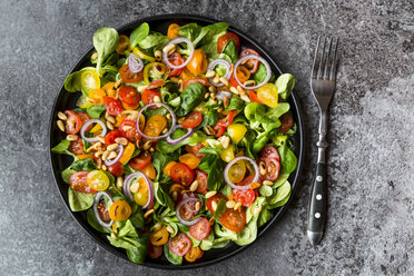 Plate of tomato salad - SARF03192