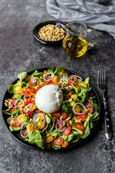 Plate of tomato salad with Burrata - SARF03193