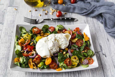 Teller mit Tomatensalat und Burrata - SARF03197