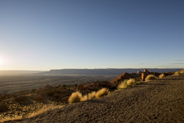 USA, Arizona, landscape at sunset - LMF00705