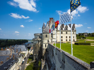 Frankreich, Amboise, Blick auf Chateau d'Amboise - AM05288