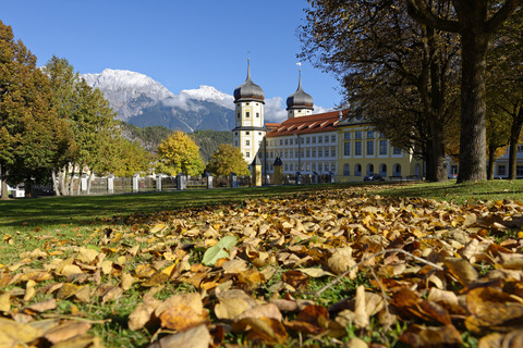 Österreich, Tirol, Stift Stams, lizenzfreies Stockfoto