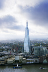 UK, London, cityscape with River Thames and The Shard - BRF01419