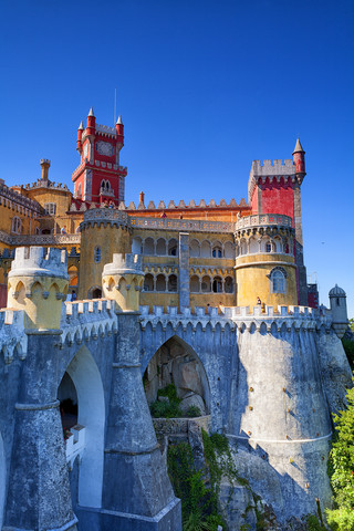 Portugal, Sintra, Nationalpalast, lizenzfreies Stockfoto