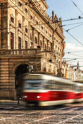 Czechia, Prague, driving tramway - CSTF01297