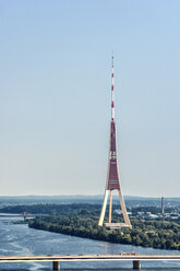 Lettland, Riga, Radio- und Fernsehturm - CSTF01333