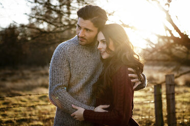 Young couple taking a walk in evening sun - DIFF00001