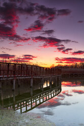 Spanien, Daimiel, Sonnenuntergang im Nationalpark Tablas de Daimiel - DSGF01573