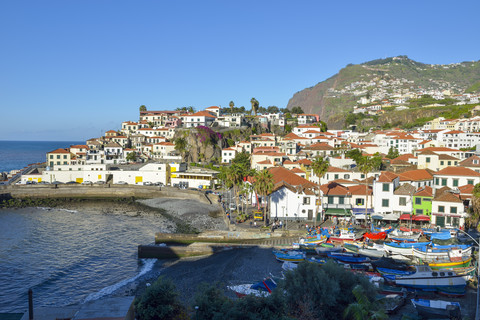 Portugal, Madeira, Camara de Lobos, Südküste, lizenzfreies Stockfoto