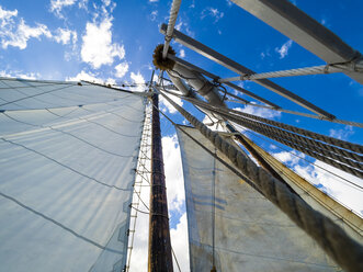 Mast of a historical sailing ship - AMF05340