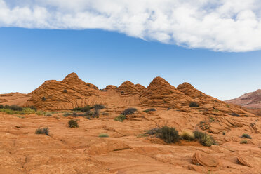 USA, Arizona, Page, Paria Canyon, Vermillion Cliffs Wilderness, Coyote Buttes, rote Steinpyramiden und Buttes - FOF09047