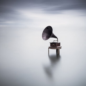 Gramophone in a lake - XCF00154