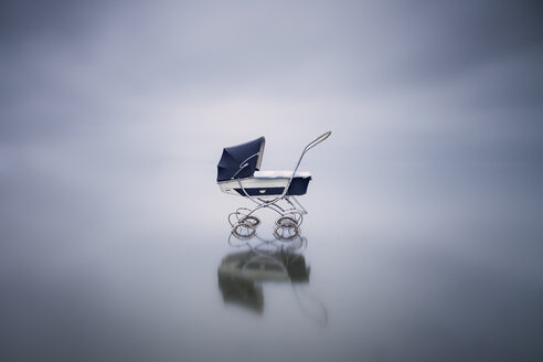 Stroller in a lake - XCF00155
