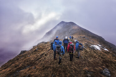 Vereinigtes Königreich, Schottland, Glencoe, Trekking in Sron na Lairig - ALRF00861