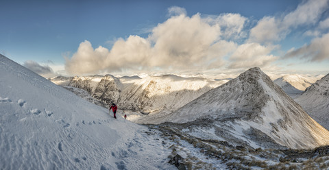 UK, Schottland, Glencoe, Aonach Dubh, lizenzfreies Stockfoto