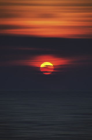 Spanien, Menorca, Sonnenuntergang, lizenzfreies Stockfoto