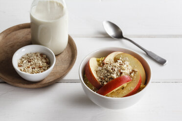 Bowl of porridge with apples - EVGF03130