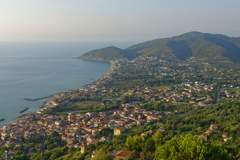 Italien, Kampanien, Provinz Salerno, Nationalpark Cilento, Castellabate, lizenzfreies Stockfoto