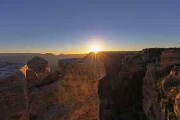 USA, Arizona, South Rim, Colorado River, Grand Canyon National Park, Blick vom Mather Viewpoint - FOF09135