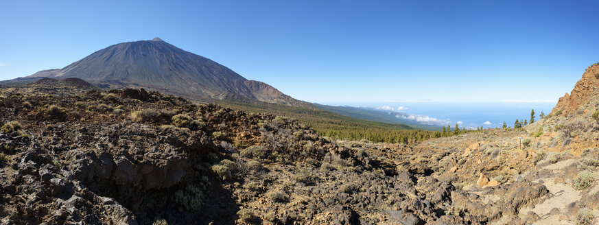 Spanien, Teneriffa, Teide-Nationalpark, Pico del Teide und Nordküste - SIEF07356