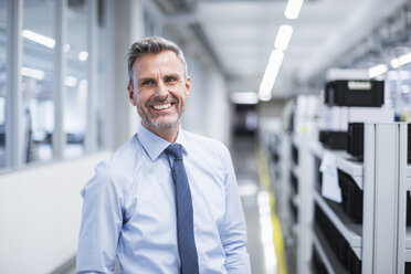 Porträt eines Managers in der Werkstatt einer Fabrik - DIGF01673