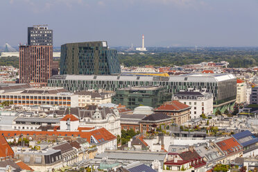 Austria, Vienna, cityscape with shopping centre The Mall - WDF03938