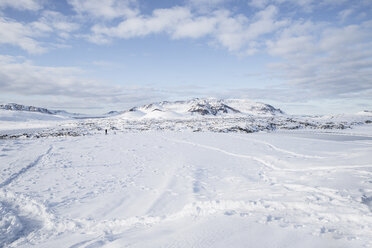 Iceland, snow-covered landscape - EPF00425