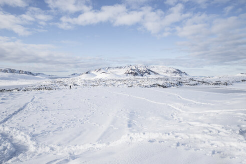Island, schneebedeckte Landschaft - EPF00425