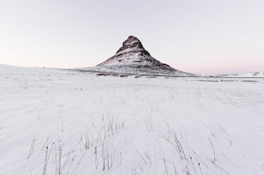 Iceland, Kirkjufell mountain at sunset - RAEF01802