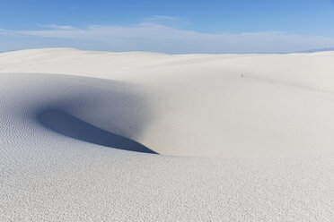 USA, New Mexico, Chihuahua-Wüste, White Sands National Monument, Wüstendüne - FOF09201