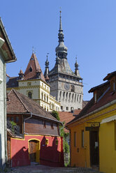 Rumänien, Sighisoara, Stadtturm in der Oberstadt - LBF01605