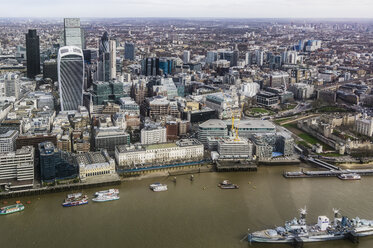 UK, London, River Thames and the city - THAF01936