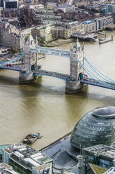 UK, London, Themse und Tower Bridge - THAF01938