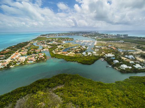 Karibik, Kaimaninseln, George Town, Westbay und Cypress Pointe, lizenzfreies Stockfoto