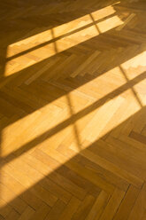 Shadow and light on herringbone parquet flooring - FCF01164