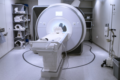 Magnettic resonance imaging system stock photo