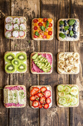 Various garnished sandwiches - SARF03301