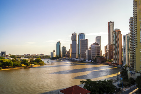 Australien, Queensland, Brisbane, Skyline, lizenzfreies Stockfoto
