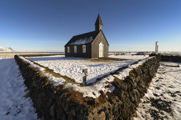 Island, Schwarze Kirche Budir - RAEF01867