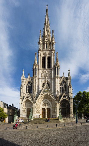 Frankreich, Nancy, Basilique Saint-Epvre am Place Saint-Epvre, lizenzfreies Stockfoto