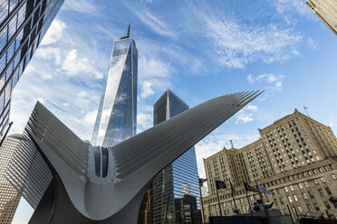 USA, New York City, One World Trade Center and Financial District - DAWF00547