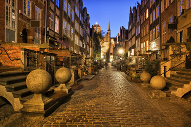 Poland, Gdansk, Mariacka Street at the Old Town - ABOF00183