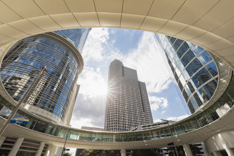 USA, Texas, Houston, 1400 Smith Street, Chevron-Gebäude, lizenzfreies Stockfoto