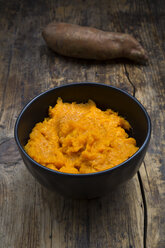 Bowl of homemade sweet potato mash - LVF06097