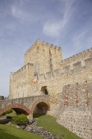 Portugal, Lissabon, Castelo de Sao Jorge, lizenzfreies Stockfoto