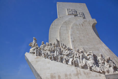 Portugal, Lisbon, Belem, Monument to the Discoveries stock photo