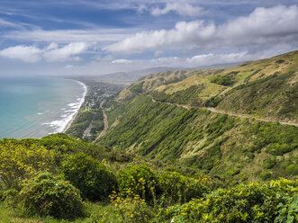 Neuseeland, Nordinsel, Bezirk Kapiti Coast, Paekakariki Hill Road - STSF01202