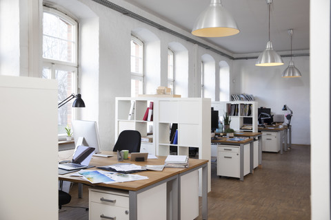 Empty office stock photo