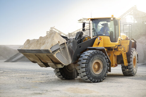 Digger working at quarry - ZEF13717