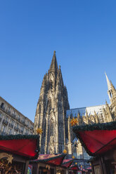 Deutschland, Köln, Weihnachtsmarkt am Kölner Dom - GWF05217